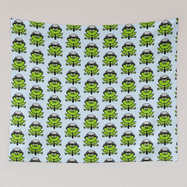 Item preview, Frog Sir Gentleman Mr. rich Hat wealthy glasses tie designed and sold by shirt-o-mat.