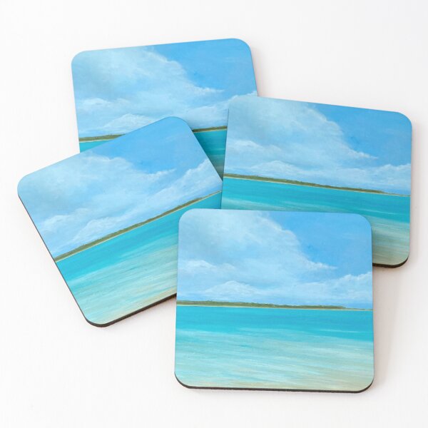 Item preview, Tropical Beach Scene designed and sold by robinpaints.