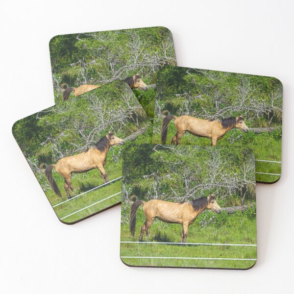 Item preview, Lone and Wild Brown Pony designed and sold by ShorelineImages.