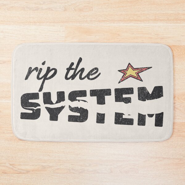 Item preview, rip the SYSTEM – Anti-capitalist protest design designed and sold by VariousGoodies.