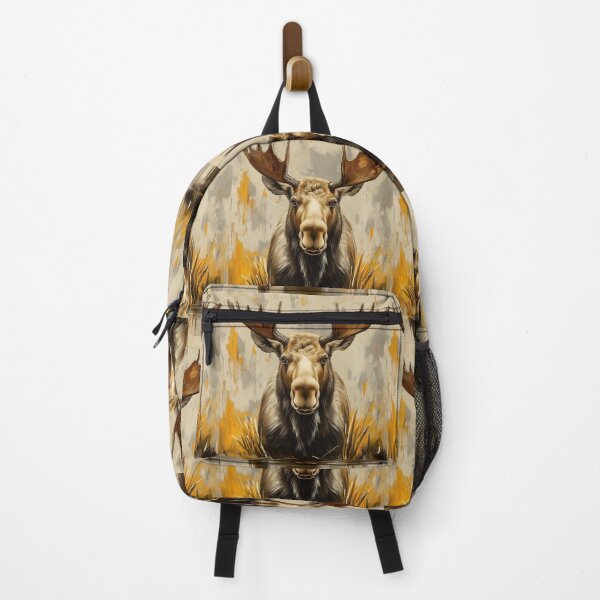 Item preview, Stunning Moose Painting for Home & Office designed and sold by LazyOwlStore.