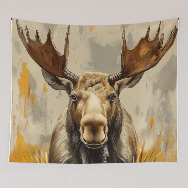 Item preview, Impresionante pintura de alce para el hogar y la oficina designed and sold by LazyOwlStore.