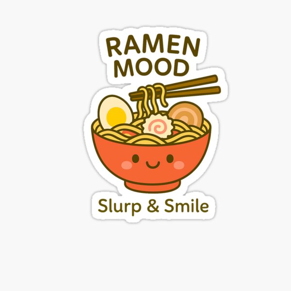 Item preview, Ramen Mood – Cute Kawaii Noodle Bowl Design | Slurp & Smile designed and sold by Lgxmanzero.