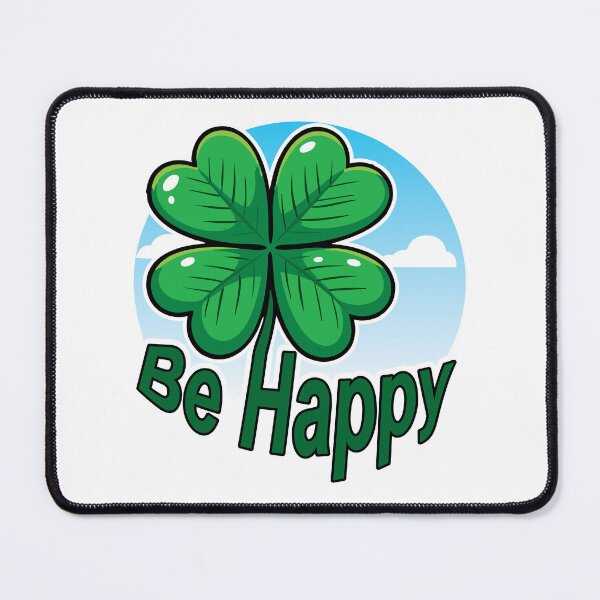 Item preview, Happy Four Leaf Clover designed and sold by DoraTora.