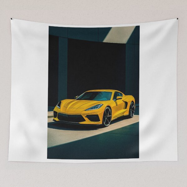 Item preview, Sports Car Illuminated By Bold Minimalist City Lighting designed and sold by RevUpDesign.