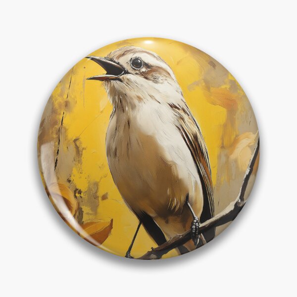 Item preview, Stunning Nightingale bird Painting for Home & Office designed and sold by LazyOwlStore.