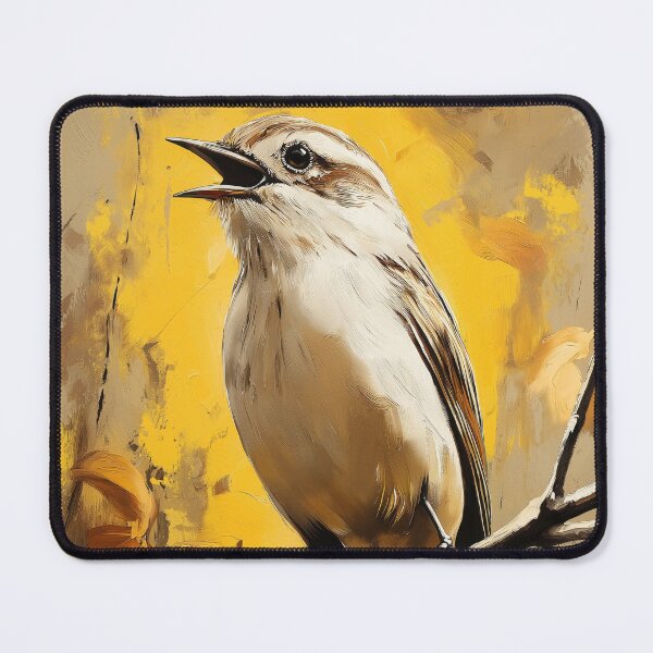 Item preview, Stunning Nightingale bird Painting for Home & Office designed and sold by LazyOwlStore.