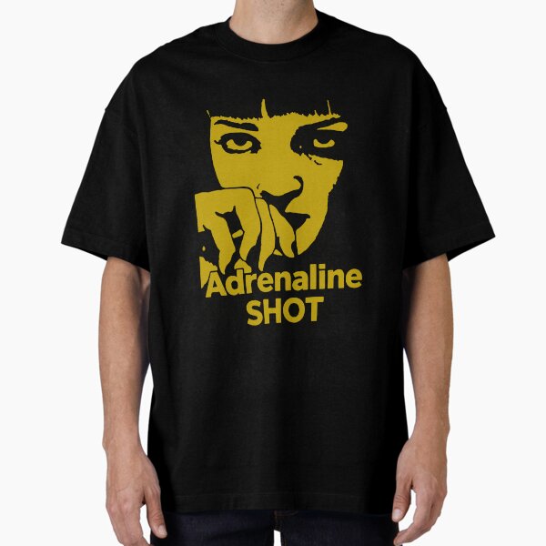 Item preview, "Adrenaline SHOT" Bold Yellow & Black Art designed and sold by vaerk.