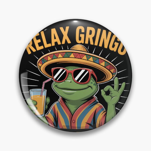 Artikelvorschau, Relax Gringo Ich bin legal Eidechse Lustige mexikanische Party entworfen und verkauft von WalshDrawnLaugh.
