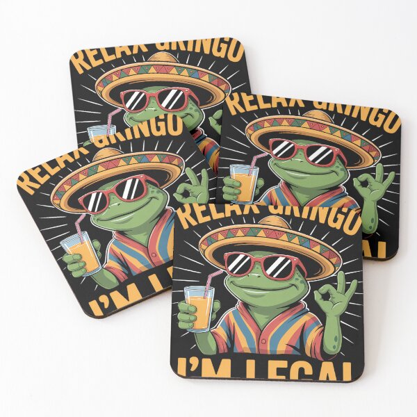 Item preview, Relájate Gringo Soy Legal Lagarto Fiesta Mexicana Divertida designed and sold by WalshDrawnLaugh.
