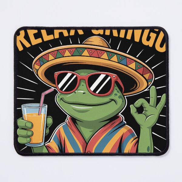 Item preview, Relax Gringo Im Legal Lizard Funny Mexican Party designed and sold by WalshDrawnLaugh.