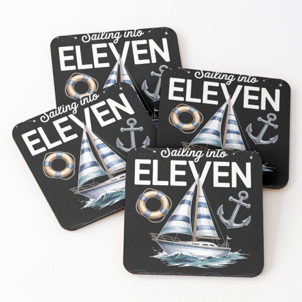 Item preview, Sailing Into Eleven Birthday Cute Nautical Eleventh designed and sold by WalshDrawnLaugh.