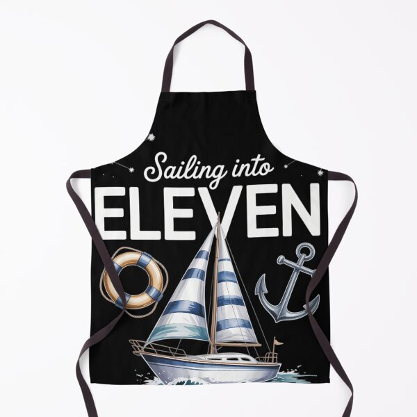 Item preview, Sailing Into Eleven Birthday Cute Nautical Eleventh designed and sold by WalshDrawnLaugh.