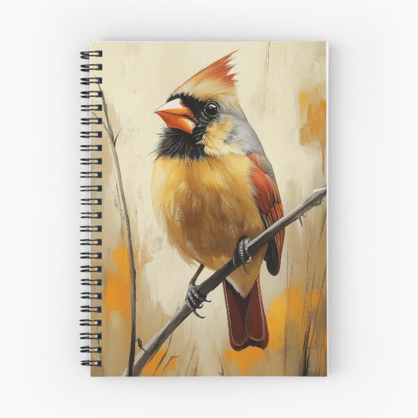 Item preview, Stunning Northern cardinal bird Painting for Home & Office designed and sold by LazyOwlStore.