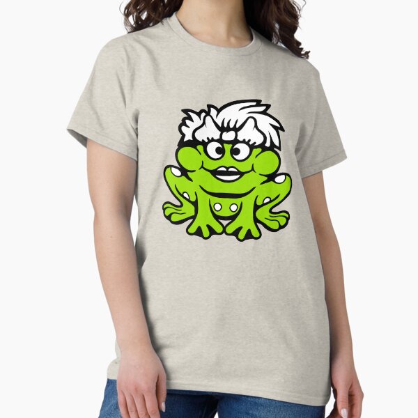 Item preview, Frog Woman Girl Funny Hair Bow Tie Pretty Female designed and sold by shirt-o-mat.