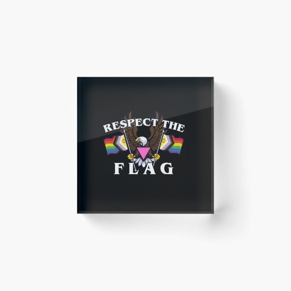 Item preview, Respect the flag (queer) designed and sold by remerasnerdas.