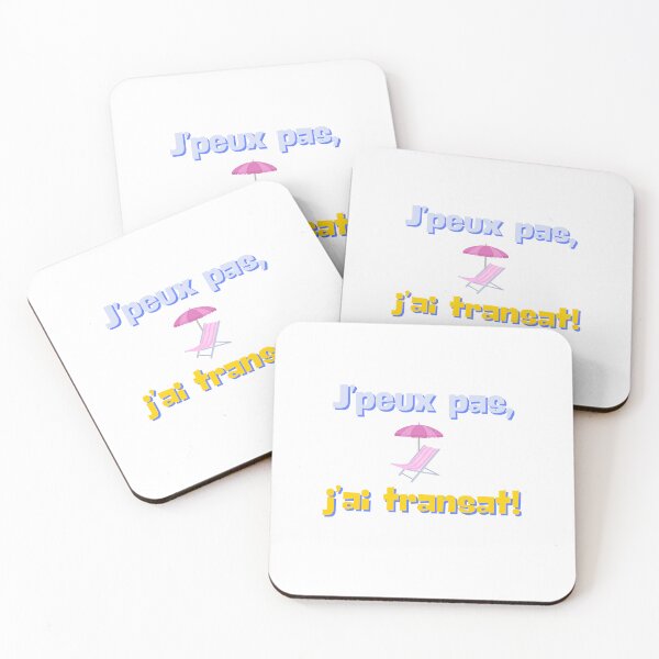 Item preview, J’peux pas, j’ai transat – Funny French Summer Quote Design designed and sold by Liv Solara.