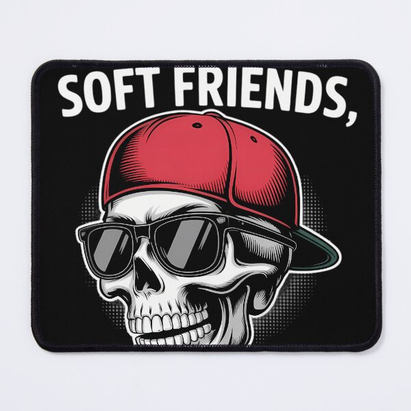 Item preview, Skullcap I Cant Have Soft Friends Because I Talk A Lil designed and sold by WalshDrawnLaugh.