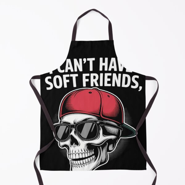 Item preview, Skullcap I Cant Have Soft Friends Because I Talk A Lil designed and sold by WalshDrawnLaugh.