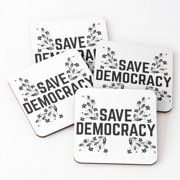 Item preview, Save Democracy Subtle Flowers designed and sold by Minimalismat.