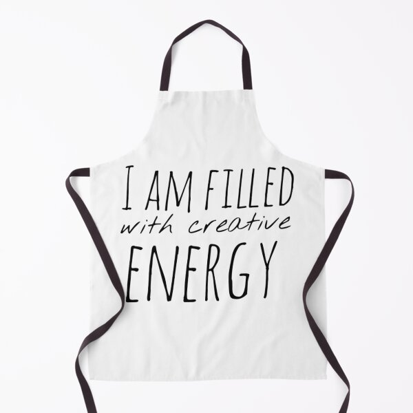 Item preview, I Am Filled with Creative Energy – Daily Affirmation – Inspiring Typography Art designed and sold by Camila  Ardila.