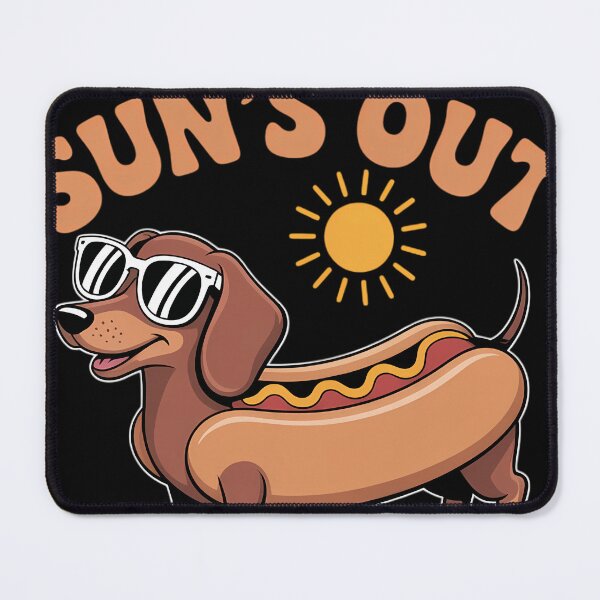 Item preview, Suns Out Buns Out Dachshund designed and sold by WalshDrawnLaugh.