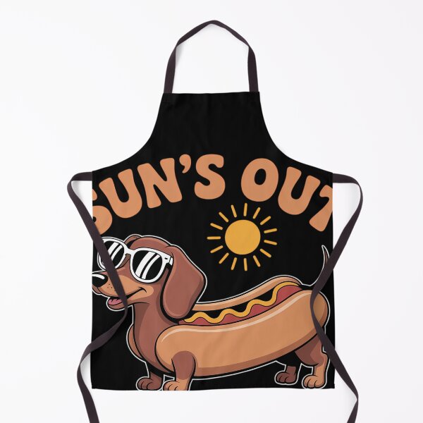 Item preview, Suns Out Buns Out Dachshund designed and sold by WalshDrawnLaugh.