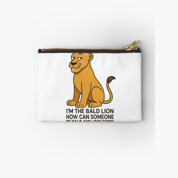 Item preview,  Funny I’m the Bald Lion Cartoon Shirt – Hilarious Bald Humor Animal Tee designed and sold by DrawHandArt.