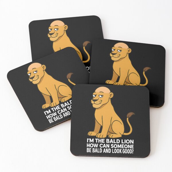 Item preview, Funny I’m the Bald Lion Cartoon Shirt – Hilarious Bald Humor Animal Tee designed and sold by DrawHandArt.