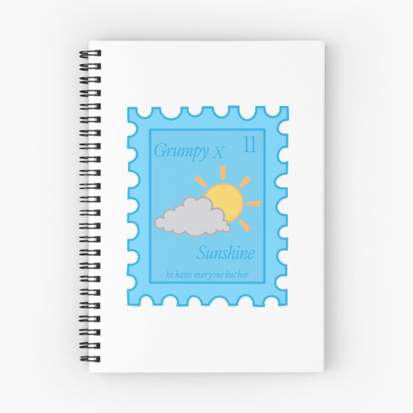 Item preview, Grumpy x Sunshine Booktok themed stamp designed and sold by evereads.
