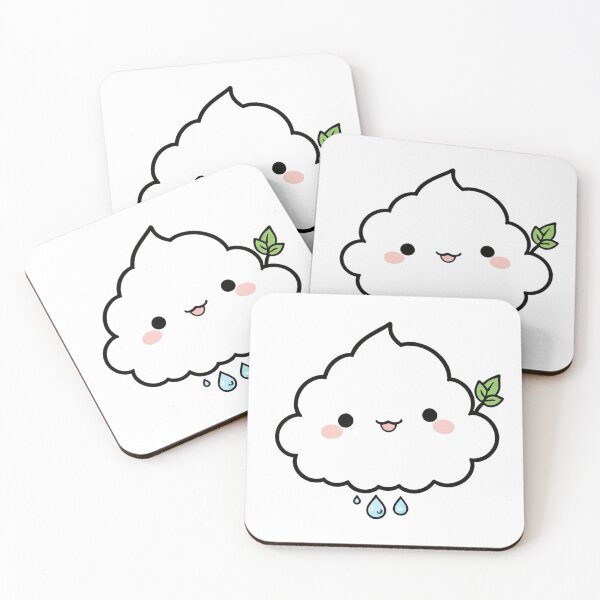 Item preview, Kawaii Smiling Cloud designed and sold by Glitchfab.
