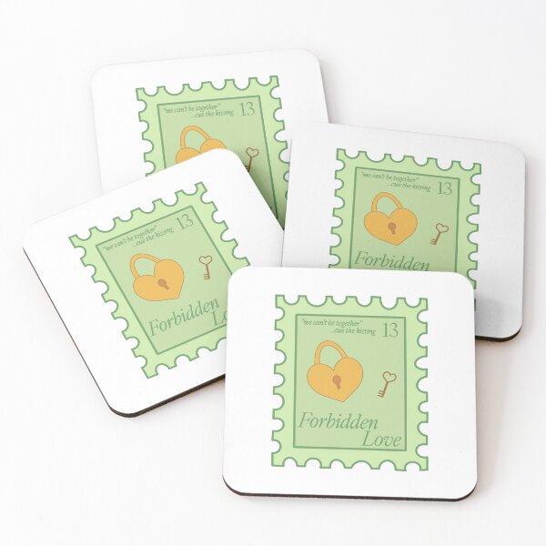 Item preview, Forbidden Love Booktok themed stamp designed and sold by evereads.