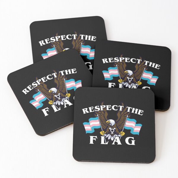 Item preview, Respect the flag (trans) designed and sold by remerasnerdas.