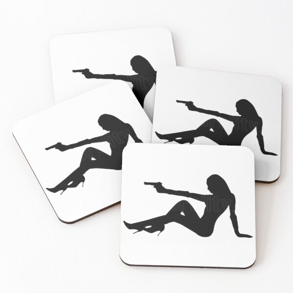 Item preview, black and white woman sticker cutesy girly designed and sold by inainart.