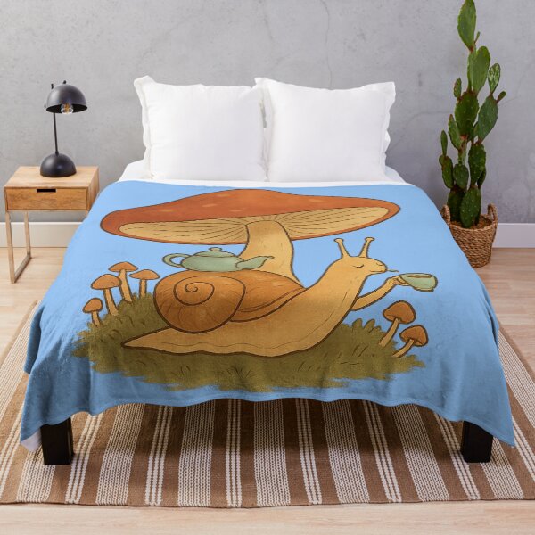 Item preview, Snail Tea Time Under Mushroom designed and sold by Miximondo.