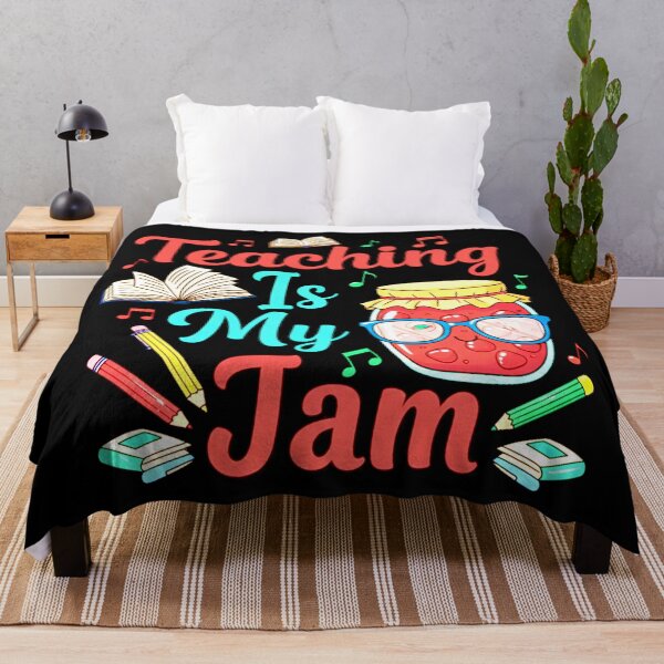 Item preview, Teaching Is My Jam, Education, Funny designed and sold by Teetreasure2.