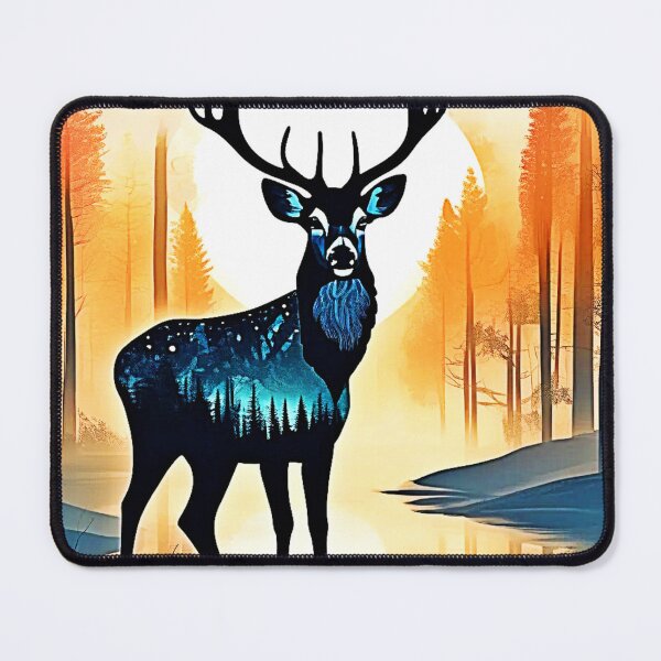 Item preview, Mystical Forest Deer designed and sold by Health And Fitness Posts e-Store.