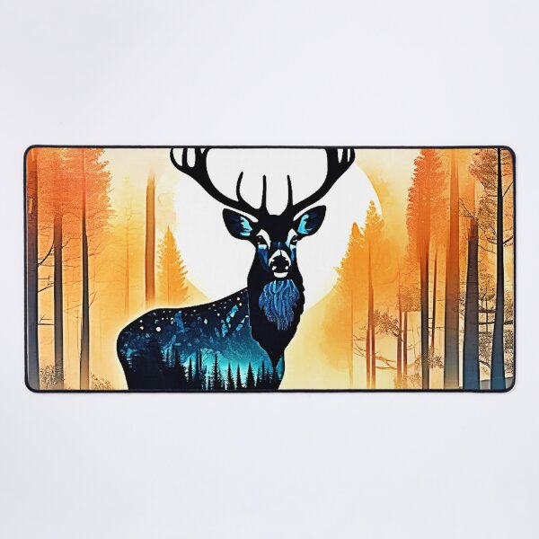 Item preview, Mystical Forest Deer designed and sold by Health And Fitness Posts e-Store.