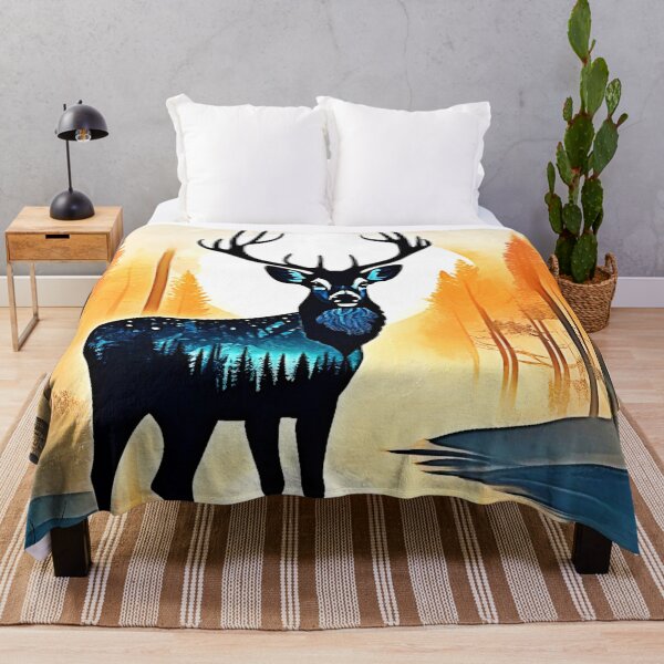 Item preview, Mystical Forest Deer designed and sold by Health And Fitness Posts e-Store.