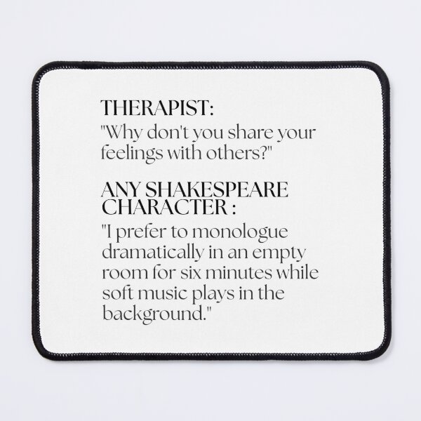 Item preview, Shakespeare's Characters Go to Therapy designed and sold by ObsidianDaz.