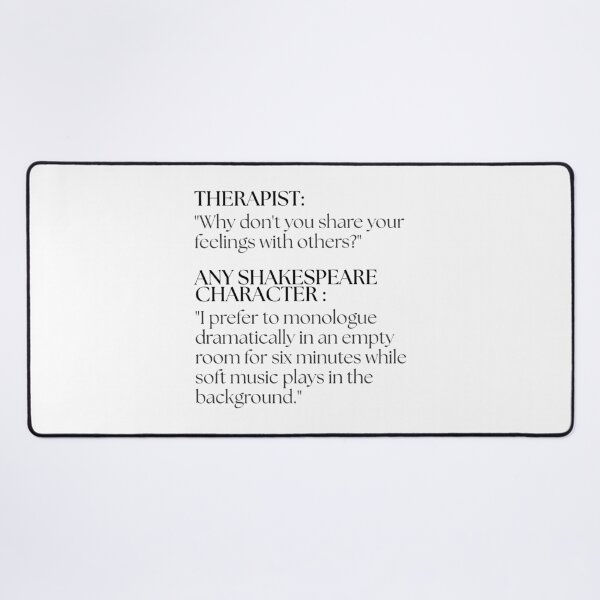 Item preview, Shakespeare's Characters Go to Therapy designed and sold by ObsidianDaz.
