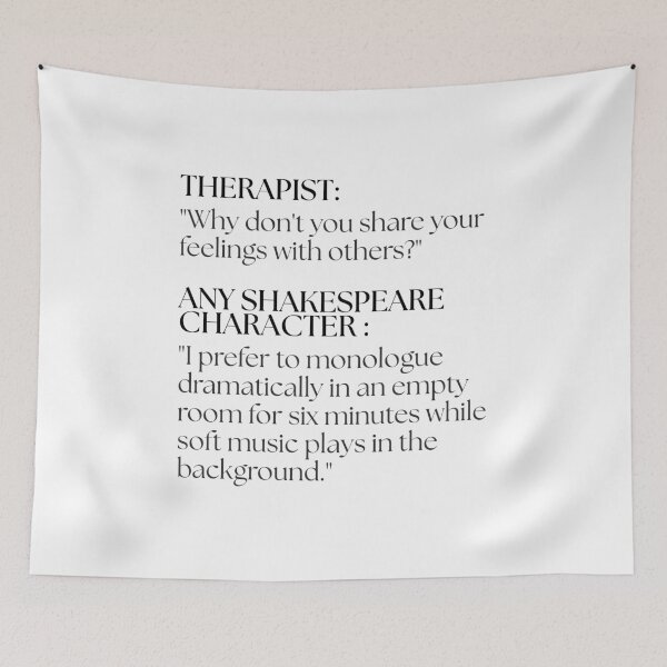 Item preview, Shakespeare's Characters Go to Therapy designed and sold by ObsidianDaz.