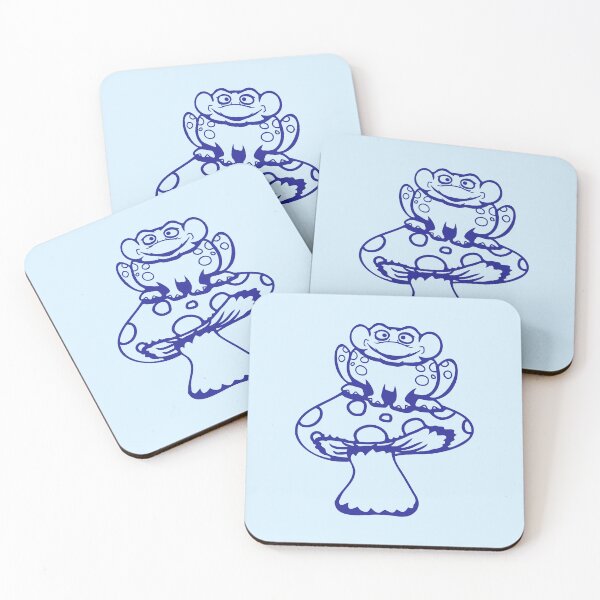 Item preview, Frog Mushroom Big Fungus Toadstool Funny Comic designed and sold by shirt-o-mat.