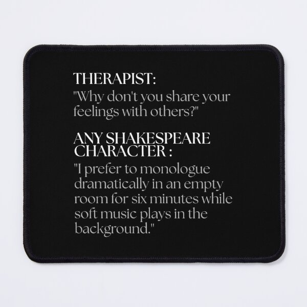 Item preview, Shakespeare's Characters Go to Therapy designed and sold by ObsidianDaz.