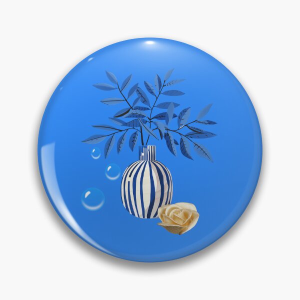 Item preview, Bluer than Blue Boho Collection - Gold Rose the Blue Leaves  designed and sold by Dailywalker22.