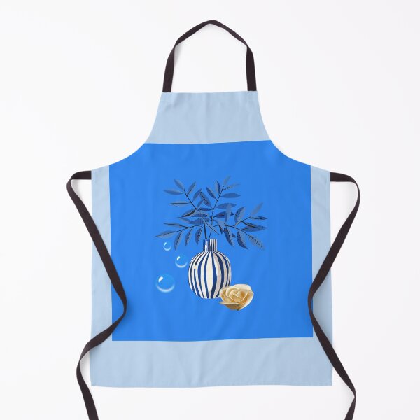 Item preview, Bluer than Blue Boho Collection - Gold Rose the Blue Leaves designed and sold by Dailywalker22.