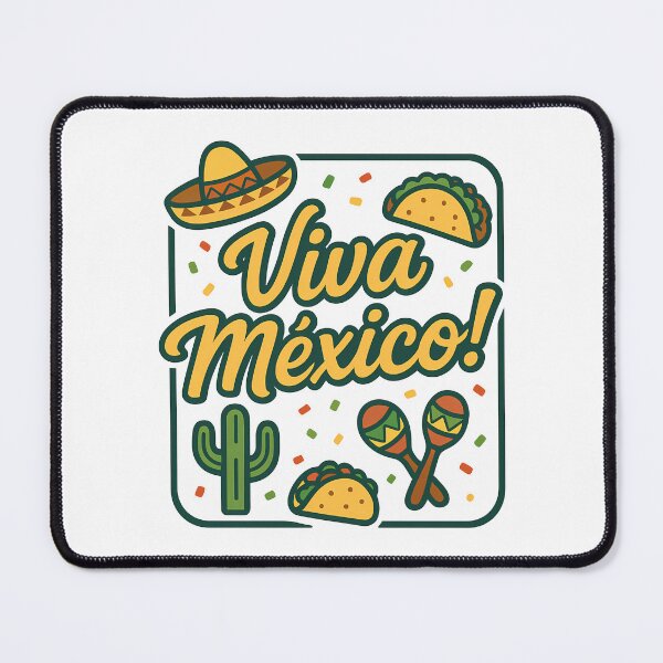 Item preview, Viva Mexico Celebration Fiesta Spirit with Sombrero Tacos designed and sold by k3rstman1.
