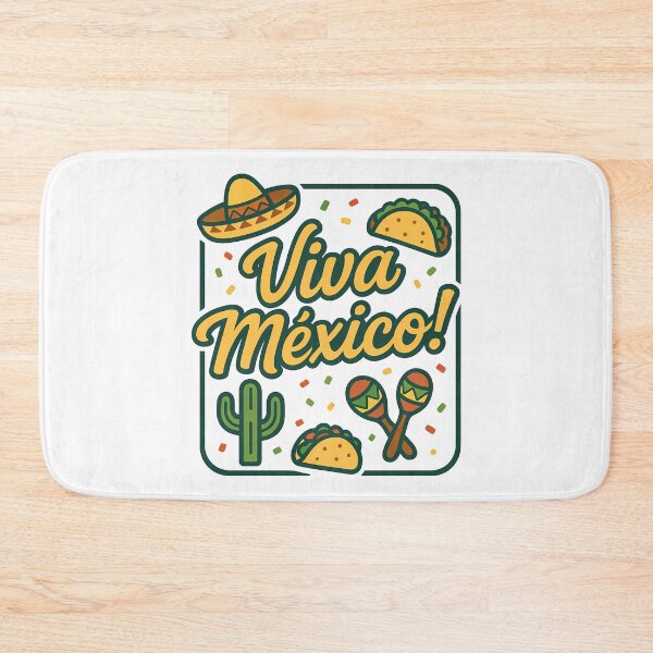 Item preview, Viva Mexico Celebration Fiesta Spirit with Sombrero Tacos designed and sold by k3rstman1.