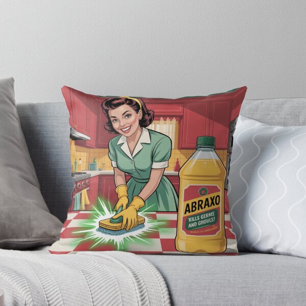 Item preview, Abraxo Cleaner – Retro Fallout Style Ad Poster designed and sold by BladVrt.