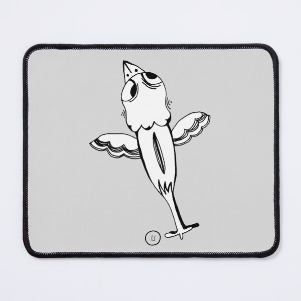 Item preview, Surreal Bird of Heavenly Perception｜Ayin ע｜Hebrew Letter Art｜Black and White Design designed and sold by Aster Atelier.